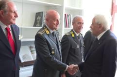 Mattarella a cerimonia Gruppo sciatori “Fiamme gialle” e Soccorso alpino Gdf Mattarella a cerimonia Gruppo sciatori “Fiamme gialle” e Soccorso alpino Gdf