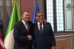 La Russa incontra l'ambasciatore degli Stati Uniti Fertitta