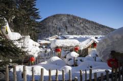 Cina, area turistica panoramica su ghiaccio e neve apre nello Heilongjiang