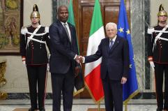 Mattarella riceve il presidente del Mozambico "Grande collaborazione e amicizia"