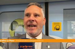 Milano, Metro 5 inaugura il treno brandizzato per le Olimpiadi