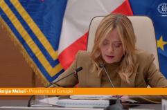 Meloni "Italia ascoltata perch&eacute; &egrave; una nazione forte e autorevole"