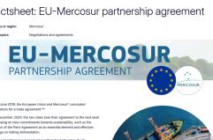 Mercosur, via libera dell'Ue all'accordo