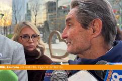 Milano-Cortina, Fontana "Lavori quasi finiti, test Arena Santa Giulia ok"