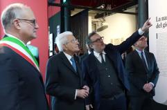 Mattarella all&rsquo;inaugurazione della mostra de "La Repubblica" per i 50 anni