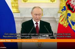 Putin "Rapporti con Italia e altri Paesi europei lasciano a desiderare"