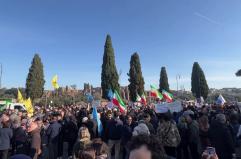 A Roma manifestazione per l'Iran dei Radicali, le immagini