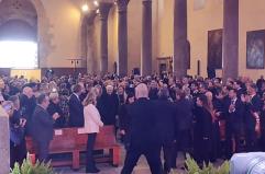 L'arrivo di Mattarella alla cattedrale di Cefal&ugrave; per convegno sul Mediterraneo