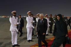 Mattarella atterrato a Dubai, prosegue la visita di Stato negli Emirati
