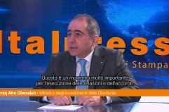 Ministro Ghazaleh "Giordania porta d'accesso per ricostruzione paesi regione"