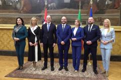 Camera, Fontana riceve una delegazione del Gruppo di amicizia Serbia-Italia