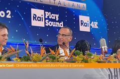 Sanremo, Conti "Festival in ottime salute. Il futuro? Si scoprir&agrave; stasera"