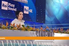 Sanremo, Levante "Con Gaia un bacio d'affetto, non una provocazione"