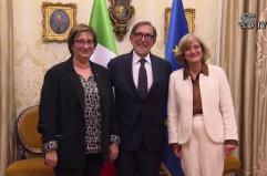 La Russa riceve la nuova presidente dell'UCEI Ottolenghi e l'uscente Di Segni