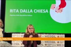 Rita Dalla Chiesa "La donna ha una consapevolezza diretta della vita quotidiana"