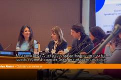 La calciatrice iraniana Shiva Amini "Fuori l'Iran da tutte le competizioni"