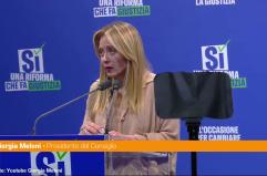 Referendum, Meloni "Occasione straordinaria, riforma giustizia serve a italiani"