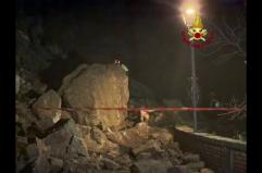 Frana nel Messinese, Vigili del Fuoco al lavoro