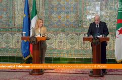 Tebboune "Tra Italia e Algeria partnership strategica su pi&ugrave; fronti"