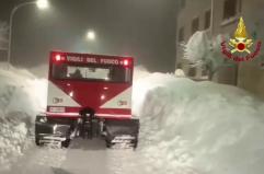 Maltempo, 800 interventi dei Vigili del Fuoco tra Abruzzo, Molise e Puglia