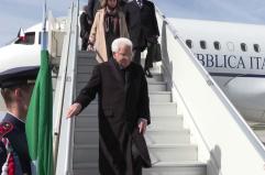 Mattarella atterrato all'aeroporto di Praga, al via visita in Repubblica Ceca