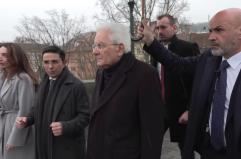Mattarella visita il Ponte Carlo a Praga