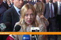 Meloni "A Hormuz l'Italia dovrebbe esserci, ma si deve esprimere il Parlamento"