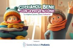 Influenza, ogni anno colpisce 1 bimbo su 4, campagna dei pediatri nelle scuole
