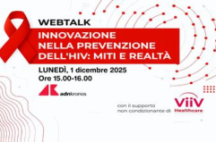 Innovazione nella prevenzione dell’Hiv: miti e realtà - Diretta lunedì alle 15
