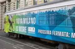 Milano-Cortina, tram olimpico di Fiera Milano attraversa la citt&agrave;