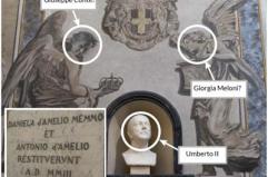 Angelo con volto Meloni, la 'pista' Umberto II e i gioielli della corona