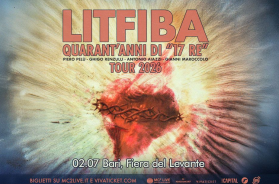 I Litfiba tornano insieme per i 40 anni di «17 Re»: Pelù, Renzulli, Aiazzi e Maroccolo riuniti per un tour che passa anche dalla Puglia