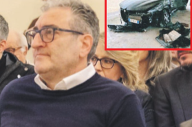 Distrutta in un incidente l'auto blu assegnata  al consigliere Bruno. Imbarazzo in Regione: ora chi paga?