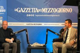 Salvini ospite in Gazzetta: «La sfida è aperta, la Lega punta al massimo storico»