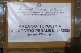 Sequestrate due isole ecologiche a Bisceglie: chiusi i centri di via Padre Kolbe e Carrara Salsello