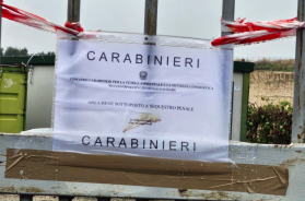 Andria, sequestrata l’ex discarica Fratelli Acquaviva, rifiuti pericolosi sotto materiale inerte
