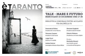 A «È Taranto» si parla di "Mare e Futuro”: un talk per ripensare il rapporto con il mare A «È Taranto» si parla di "Mare e Futuro”: un talk per ripensare il rapporto con il mare