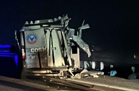 Far west sulla Foggia-Candela: assalto da film, commando blocca un portavalori e fugge con 300mila euro Far west sulla Foggia-Candela: assalto da film, commando blocca un portavalori e fugge con 300mila euro