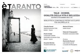 Donne, qualit&agrave; della vita e bellezza: il talk di &Egrave; Taranto per raccontare il presente e progettare il futuro