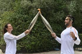 Potenza, arriva la fiamma olimpica di Milano-Cortina