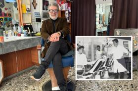 Bari, da 57 anni è la «barberia popolare» di Japigia: «Un tempo qui tanto dialogo e umanità, ora alla poltrona usano lo smartphone» Bari, da 57 anni è la «barberia popolare» di Japigia: «Un tempo qui tanto dialogo e umanità, ora alla poltrona usano lo smartphone»