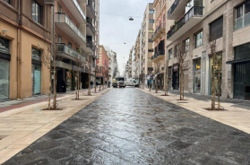 Bari, in via Argiro il cantiere della discordia: i lavori presto sull&rsquo;intera strada, ma i commercianti non ci stanno