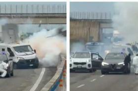 L&rsquo;assalto al portavalori in Salento ritrovate le ultime 2 auto dei banditi