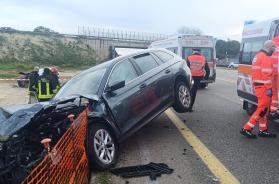 Scontro tra due auto sulla Maglie-Leuca: morto un 60enne di Tursi, tre feriti