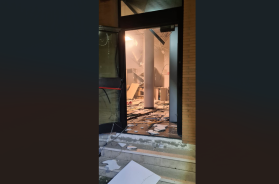 Casalvecchio di Puglia, assalto allo sportello bancomat nel cuore della notte: danneggiata la sede FOTO