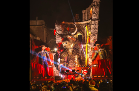 Carnevale di Putignano, gran finale per la 632esima edizione: ecco i primi tre Carri classificati FOTO