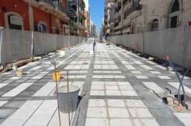 Bari, aperto ai pedoni un tratto di via Argiro. In via Manzoni da luned&igrave; i lavori anche in un altro isolato
