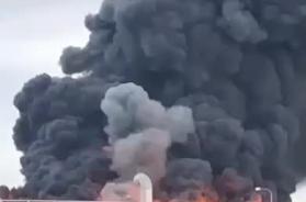 Rutigliano, incendio  in un capannone della Terminal Puglia