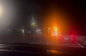 Incidente sulla Statale 106 a Palagiano: ghiaccio in carreggiata dopo la grandinata, due auto coinvolte VIDEO