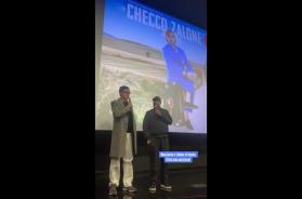 Checco Zalone e Nunziante sorprendono i fan al cinema Galleria di Bari